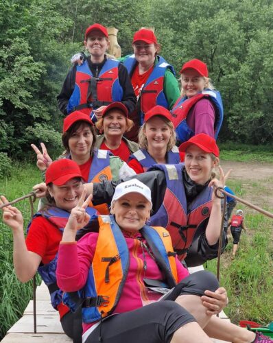 Baidarių nuoma, Dobilų Slėnis ant Jūros upės kranto, TURISTAUK LT